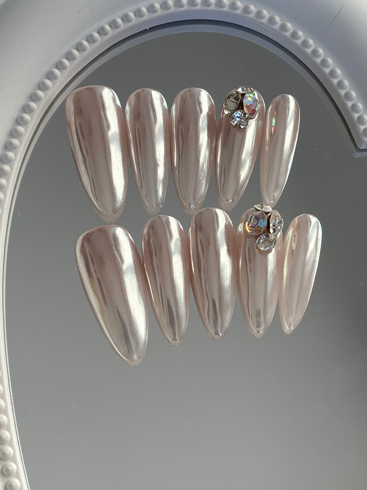 press on nails High quality handmade can reusable hot shiny diamond