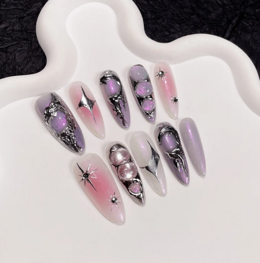 press on nails   High quality handmade can reusable y2k  fake nails