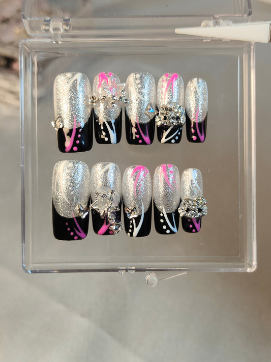 hand made press on nails  false nail
