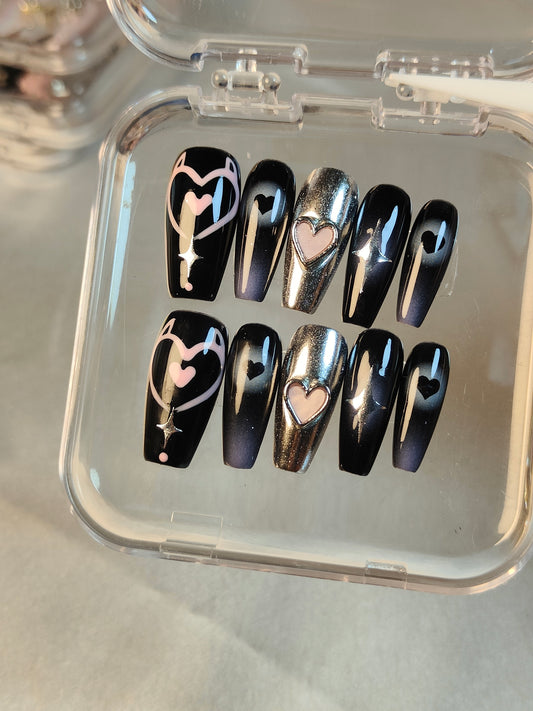 hand made press on nails false nail