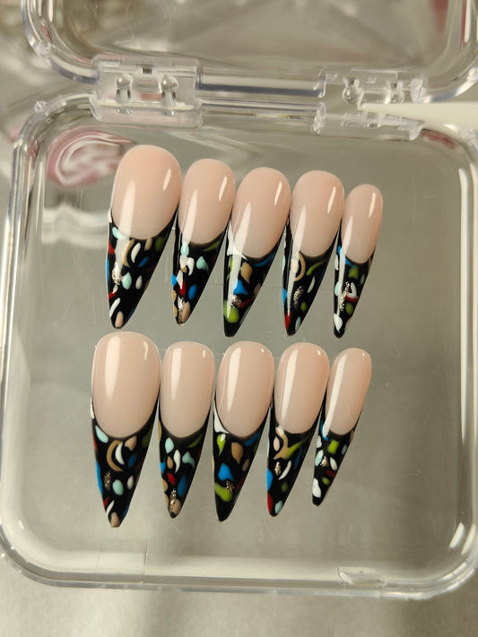 hand made press on nails false nail