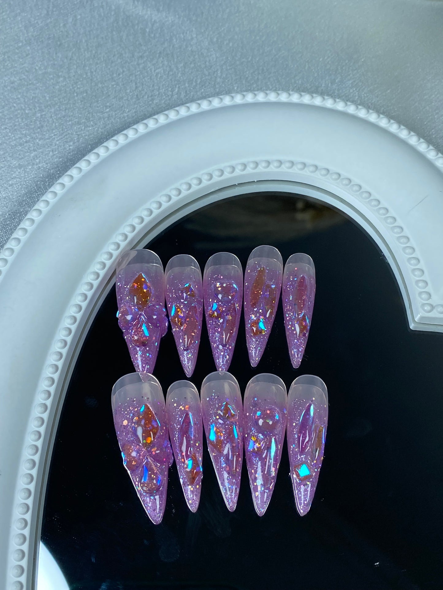 press on nails   High quality handmade super shiny3D