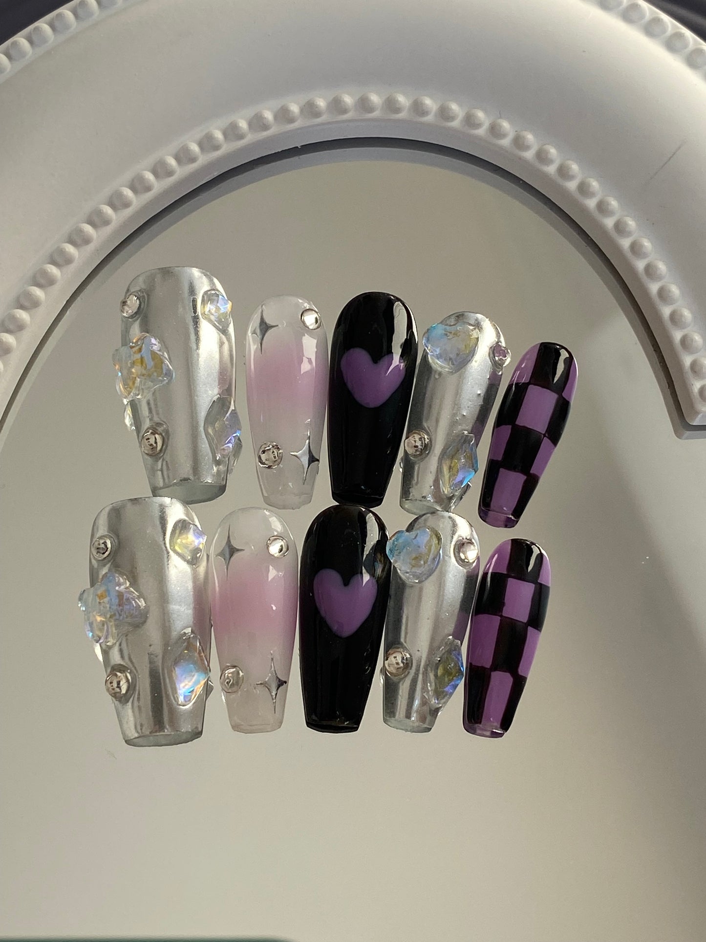 hand made press on nails  false nail